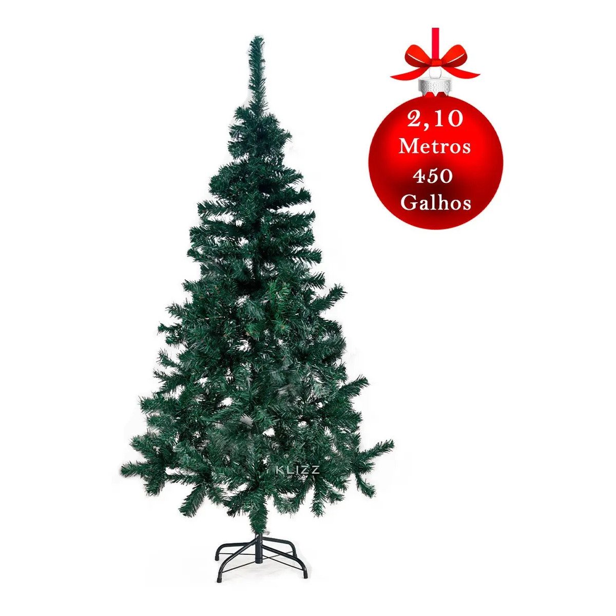 Arvore De Natal 2,10 Metros 450 Galhos Cheia Pinheiro Luxo