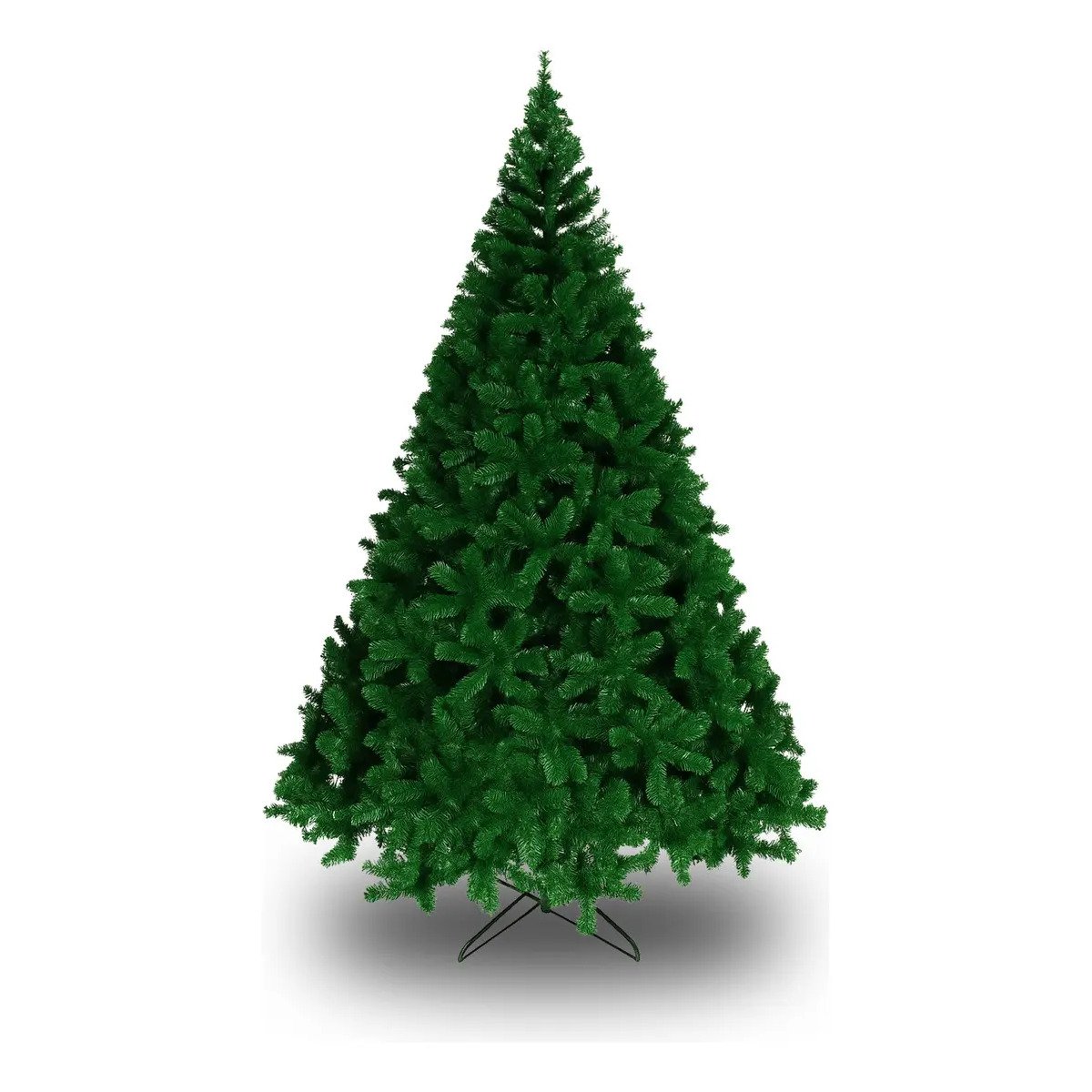 Árvore de Natal 2,10m Zein Luxo 1300 Galhos Verde-escuro Base Metal - Image 2