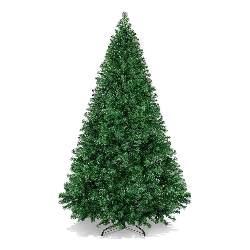 Árvore De Natal Pinheiro Luxo 2,1m 500galhos Verde Imperial