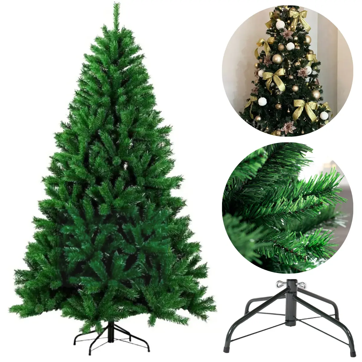 Arvore De Natal Pinheiro Luxo Gigante 240cm Bem Cheia 2,40m Premium